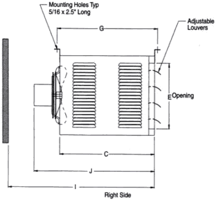 Modine HD gas heater