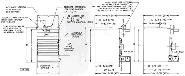 Sterling QVSF Gas Unit Heater Information
