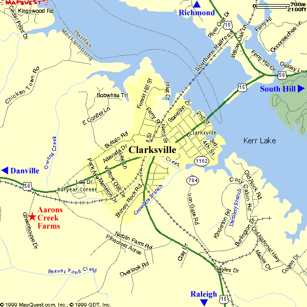 Map of Clarksville