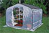 Portable greenhouse shade cover