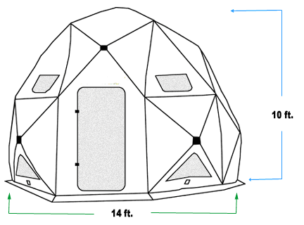 DomeHouse Flowerhouse