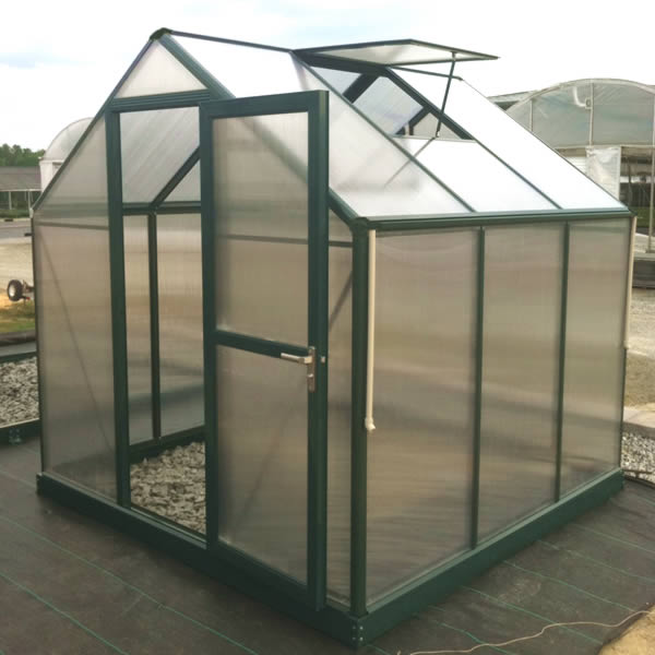 Aspen greenhouse kit with base