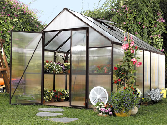 8' Wide Easy Grow Greenhouse