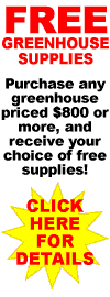 Free Greenhouse Supplies